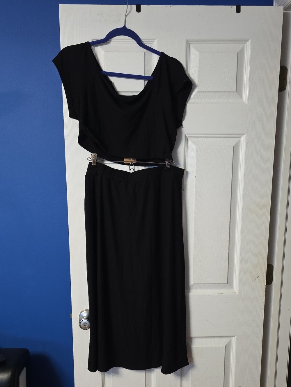 SHEIN Black Two-Piece Set